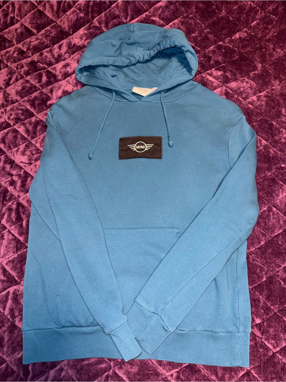 Mini Cooper Blue Pullover Hoodie for Women